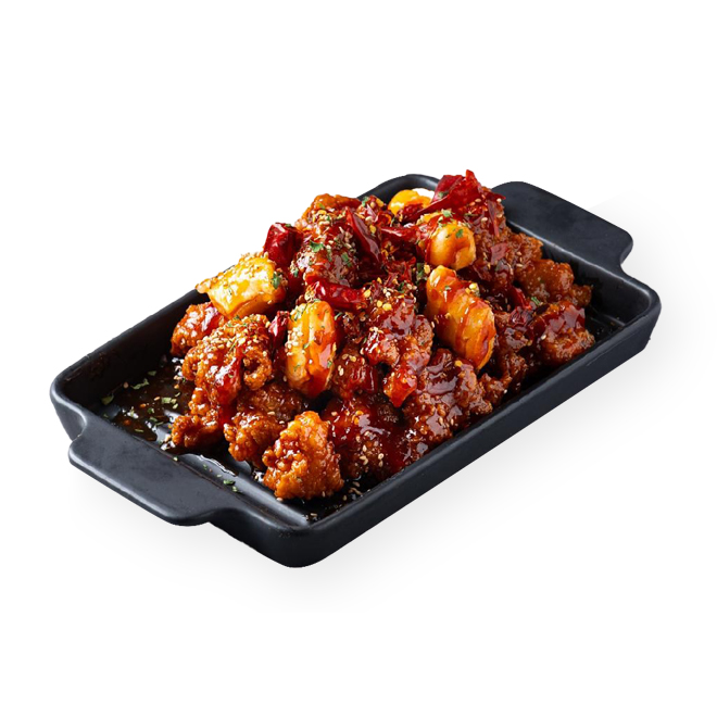 깐풍 떡 닭강정